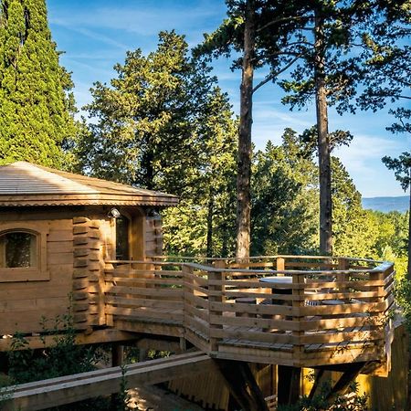 Les Cabanes Dans Les Bois Logis Hotel Villedubert Bagian luar foto